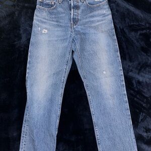 Levi's Medium Wash Blue Straight Leg Jeans